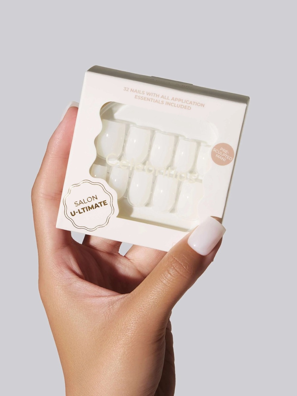 2 for $24 - Celebritips Press-On Nails - Sheer Milk